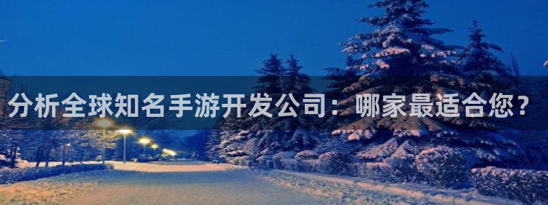 28大神预测网：分析全球知名手游开发公司：哪家最适合您？