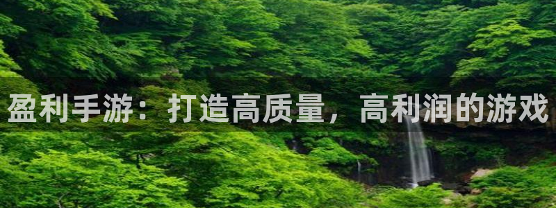 大神28统计网：盈利手游：打造高质量，高利润的游戏