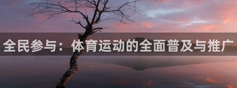 皇冠678体育：全民参与：体育运动的全面普及与推广